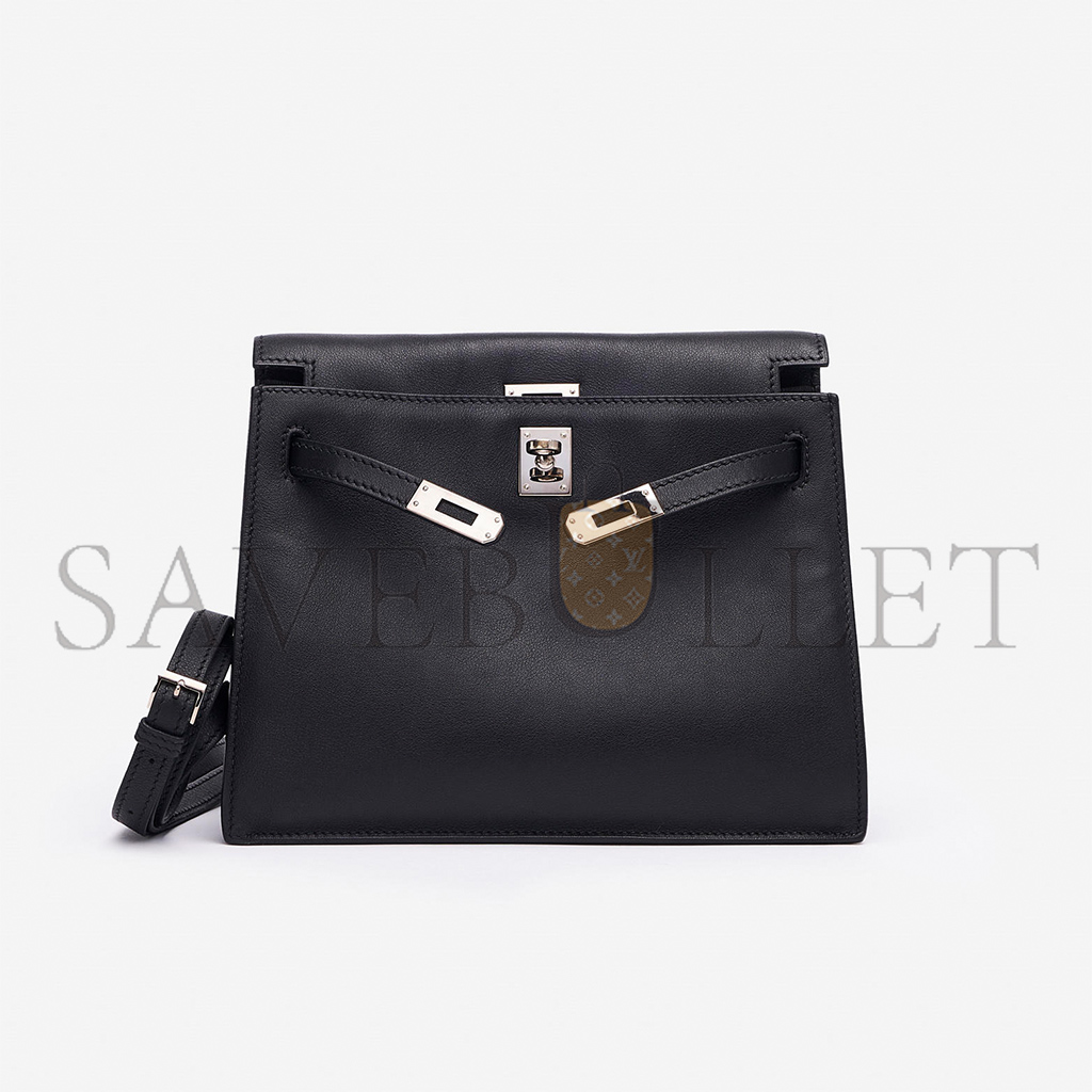 HERMÈS KELLY DANSE SWIFT NOIR (22*16*7cm)